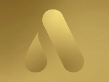 Goldenes Icon-A vor goldenem Hintergrund